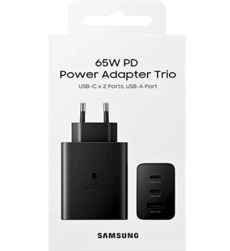 Samsung Fast Charging Adapter 65 W ,Black